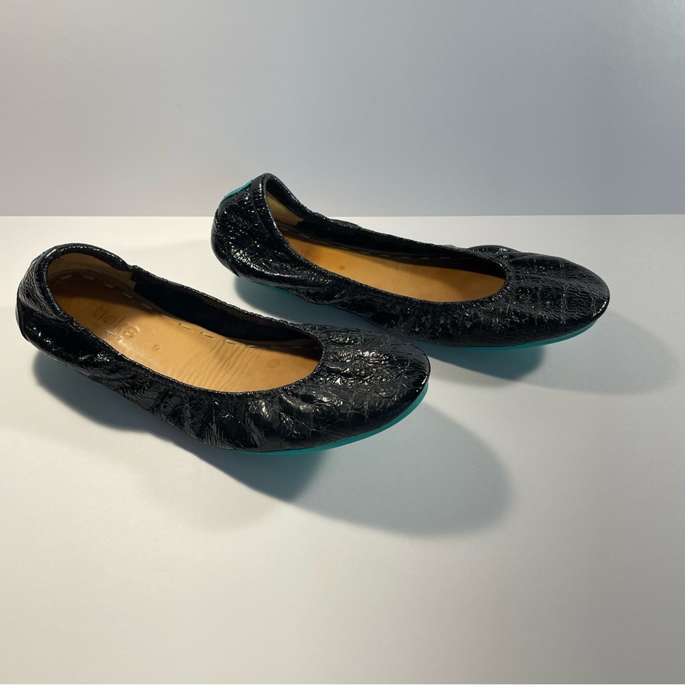 Tieks women’s obsidian black ballet flat size 9